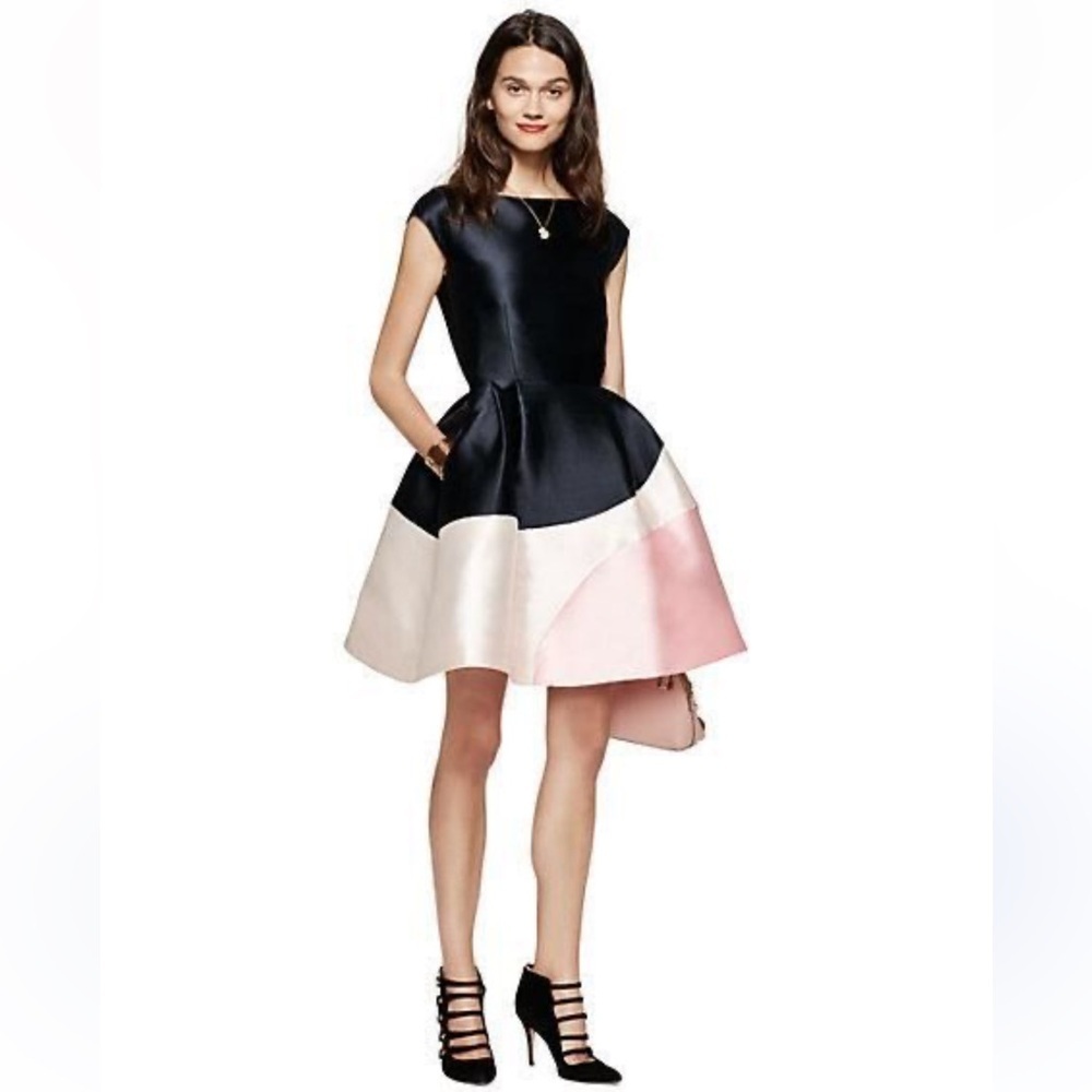 Kate Spade New York Colorblock Pattern Mini Dress Size 8